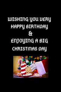 Wishing You Very Happy Christmas And Enjoying A Big Christmas Day: Notebook for Kids, Funny Kids Gift, Lined Notebook for Kids, Large 6"x9" 100 pages (Blank Lined NoteBook)