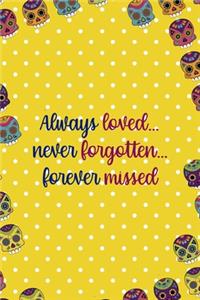 Always Loved... Never Forgotten... Forever Missed