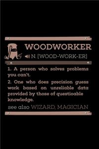 Holzarbeiter Notizbuch Woodworker Definition