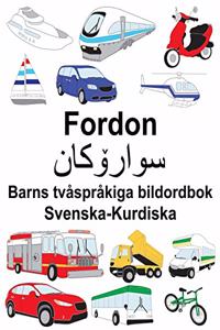 Svenska-Kurdiska Fordon Barns tvåspråkiga bildordbok