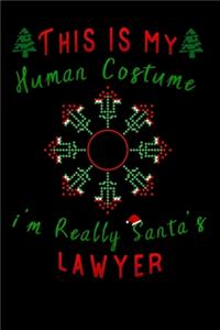 this is my human costume im really santa's lawyer