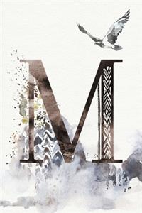 Monthly Planner with Monogram Letter M