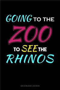 Going To The Zoo To See The Rhinos