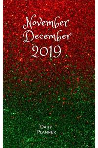 November December 2019 Daily Planner