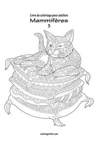Livre de coloriage pour adultes Mammifères 3