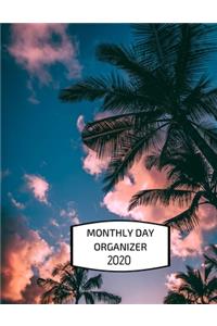 2020 Monthly Day Organizer