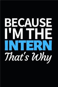 Because I'm The Intern That's Why