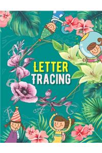 Letter Tracing Workbook. Handwriting Practice Notebook. Beginner to Tracing ABC Letters A-Z. Alphabet Handwriting Practice Workbook for Kids