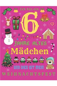 Ich bin ein 6 Jahre altes Mädchen und dies ist mein Weihnachtsfest