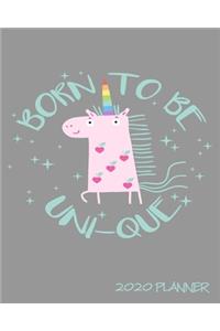 Born To Be Uni-Que 2020 Planner