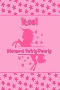 Itzel Diamond Twirly Pearly