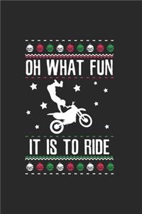 Christmas Fun Ride-Dirt Bike Notebook