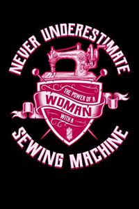 Never Underestimate The Power Of A Woman With A Sewing Machine