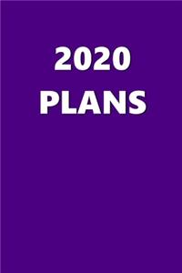 2020 Daily Planner 2020 Plans Indigo Color 384 Pages