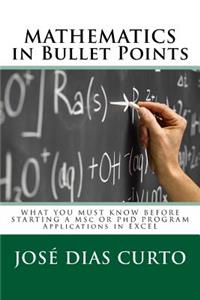 MATHEMATICS in Bullet Points