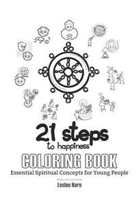 21 Steps to Happiness Coloring Book