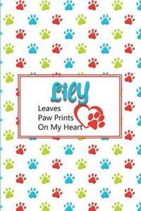 Lily Leaves Paw Prints on My Heart