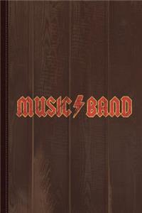 Music Band Shirt Sarcastic Funny Journal Notebook