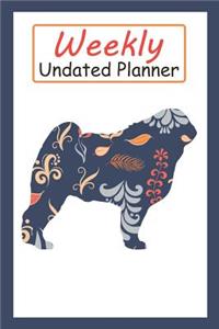 Weekly Undated Planner