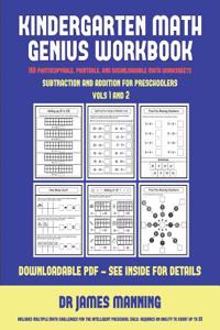 Subtraction and Addition for Preschoolers (Kindergarten Math Genius)