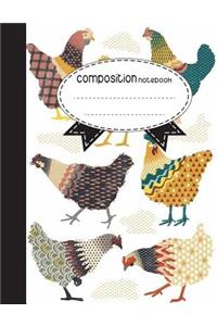 Composition Notebook, 8.5 x 11, 110 pages