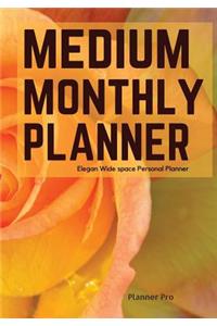 Elegan Medium Monthly Planner