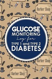 Glucose Monitoring Log for Type 1 and Type 2 Diabetes