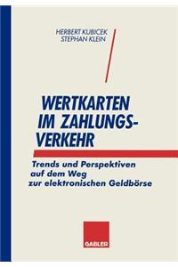 Wertkarten Zahlungsverkehr