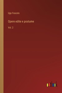 Opere edite e postume
