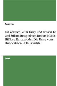 Ein Versuch