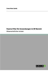 Passive Filter für Anwendungen im NF-Bereich