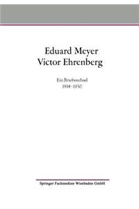 Eduard Meyer Victor Ehrenberg