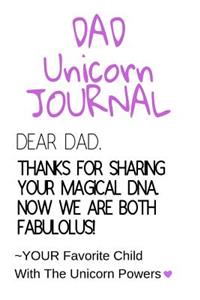 Dad Unicorn Journal