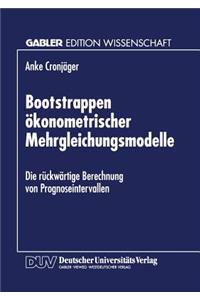 Bootstrappen Ökonometrischer Mehrgleichungsmodelle: Die Rückwärtige Berechnung Von Prognoseintervallen