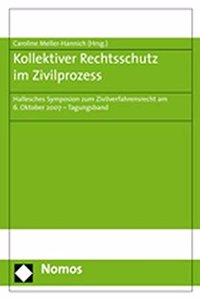 Kollektiver Rechtsschutz Im Zivilprozess