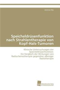 Speicheldrüsenfunktion nach Strahlentherapie von Kopf-Hals-Tumoren