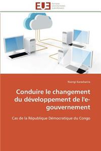 Conduire le changement du développement de l'e-gouvernement