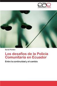desafíos de la Policía Comunitaria en Ecuador