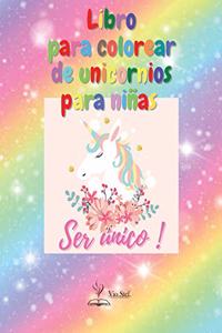 Libro para colorear de unicornios para niñas