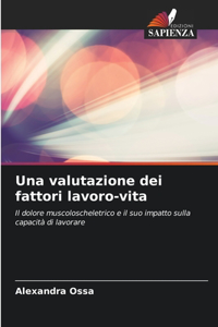 valutazione dei fattori lavoro-vita