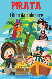 Pirata Libro da colorare