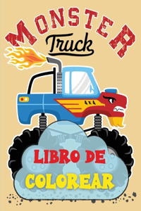 Monster Truck Libro De Colorear