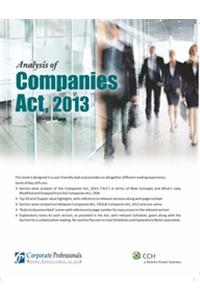 Analysis of Companies Act, 2013