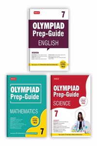 MTG Olympiad Prep-Guide Class 7 - Achievers Section with IMO-NSO-IEO Chapterwise Previous Year Question Paper For SOF 2023-24 Exam, Set of 3 Books (Mathematics, Science, English) MTG Editorial Board