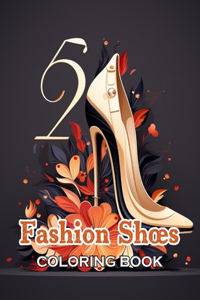 Fashion Shoes Coloring Book