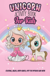 Unicorn Activity Book for Kids