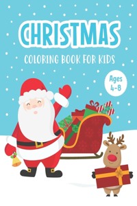Christmas Coloring Book for Kids Ages 4-8
