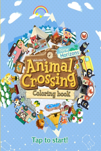 Animal Crossing Coloring Book New Horizons