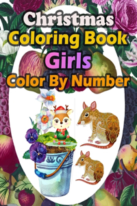 Christmas Coloring Book Girls Color By Number