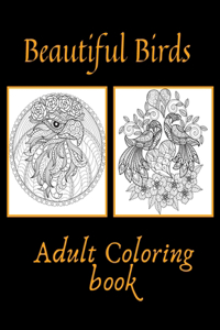 Beautiful Birds adult coloring book